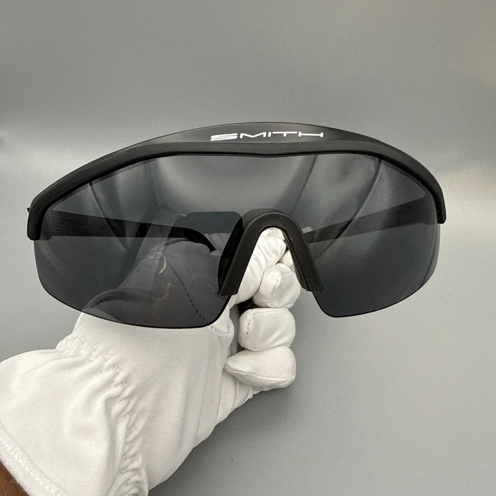 Smith Optics Authentic Cycling Matte Black/Black Glasses Shield Wrap Polarized